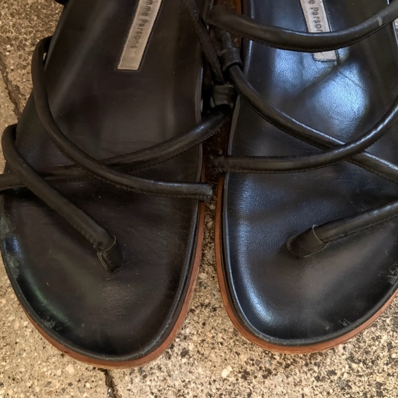 Emme Parsons sandals - black leather, size 36 - Picture 3 of 3